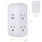 Ge Plug Adapter, Surge, USB, 0 ft., White 43650 - alternate 4
